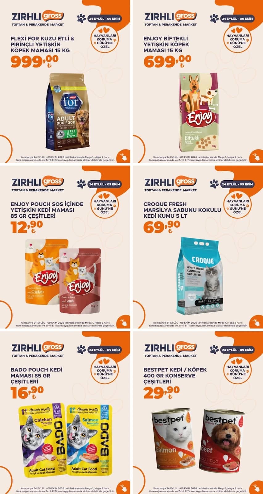 Zırhlı Toptan Market - İndirim Broşürü 24 Eylül - 09 Ekim 2026 - Sayfa 1