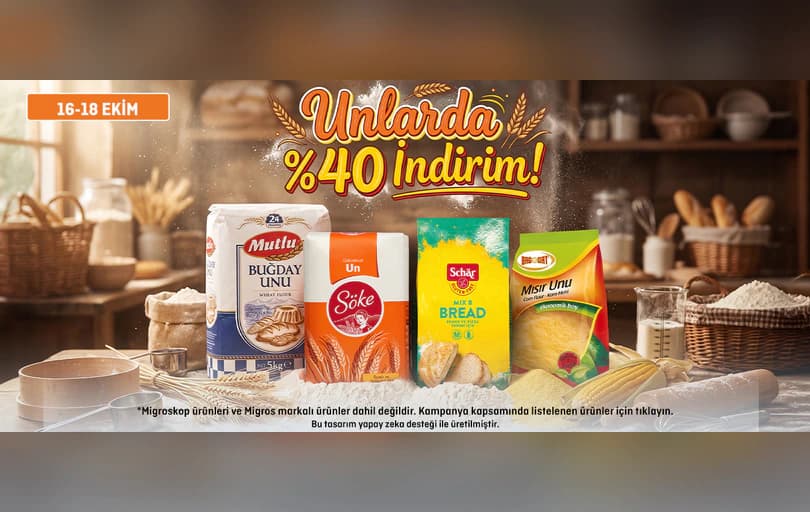 Unlarda %40 İndirim