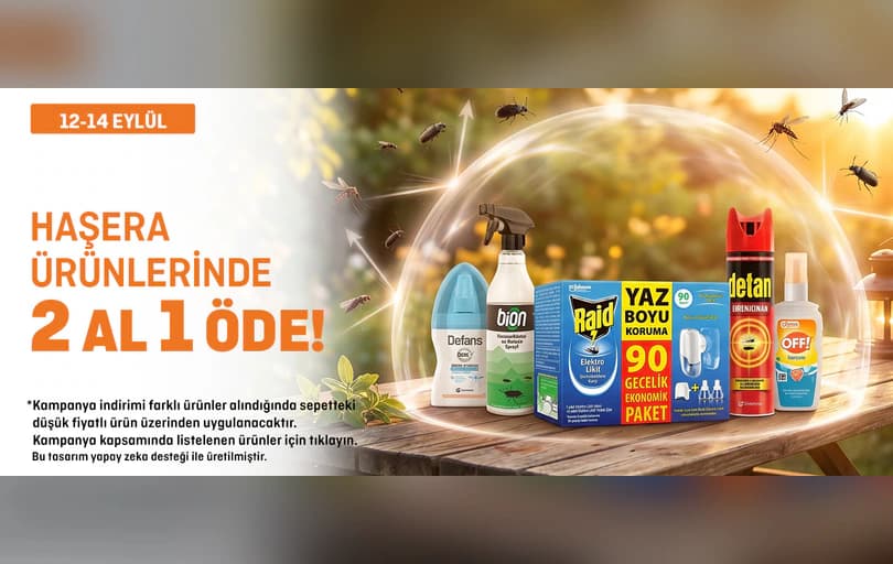 Haşere Ürünlerinde 2 Al 1 Öde