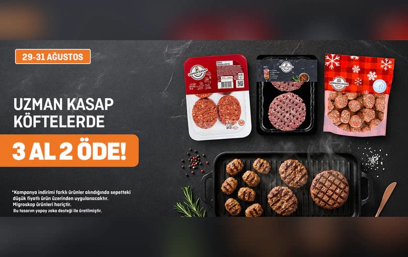 Uzman Kasap Köfteler 3 Al 2 Öde