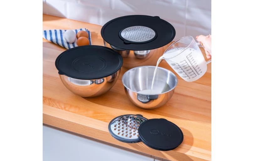 Acar 9 Parça Rendeli Karıştırma Kabı - 16/20/24 cm Sepette %15 kuponla 594,15 TL