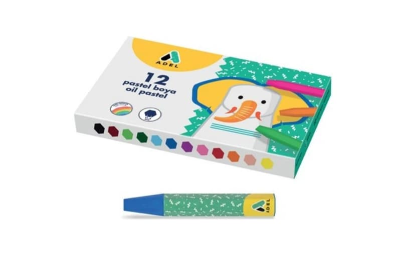 Adel Pastel Boya, 12 Renk 54tl (6 Ayın En Düşük Fiyatı)