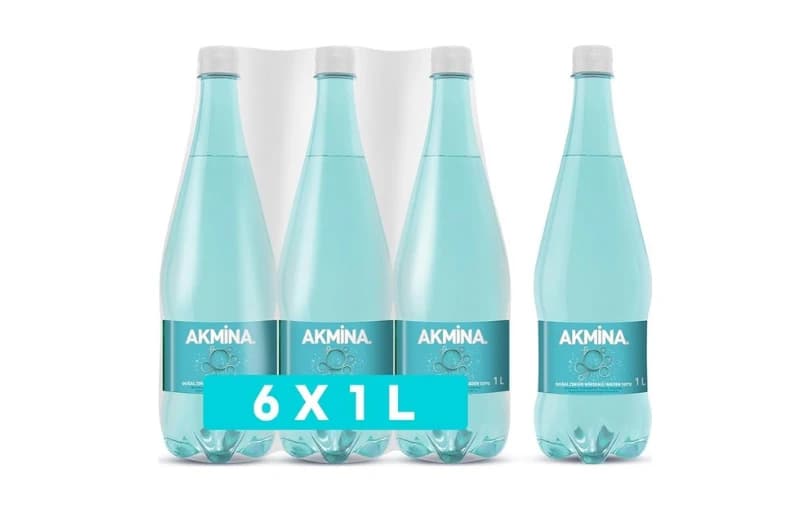 Akmina Doğal Zengin Mineralli Maden Suyu 6x1l 129tl