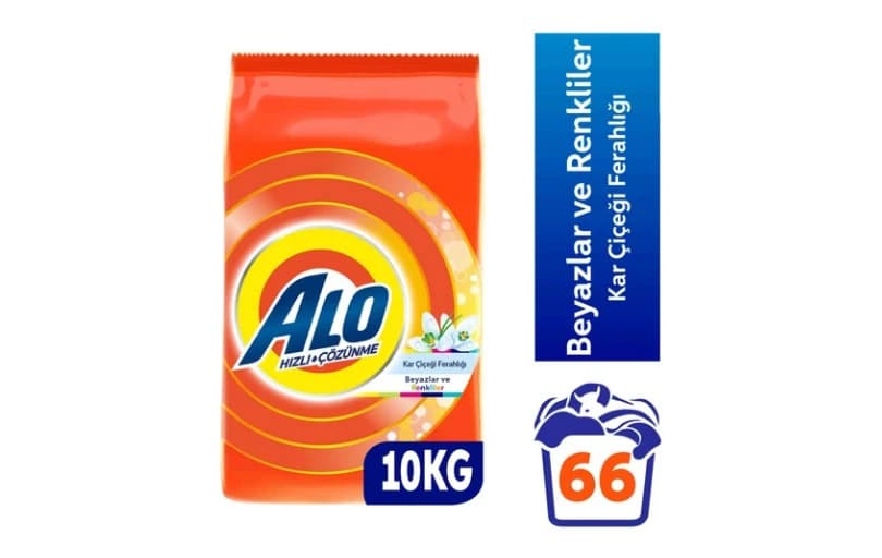 Alo 10 Kg Kar Çiçeği Ferahlğı Beyazlar Ve Renkliler Toz Deterjan 359tl (6 Ayın En Düşük Fiyatı)