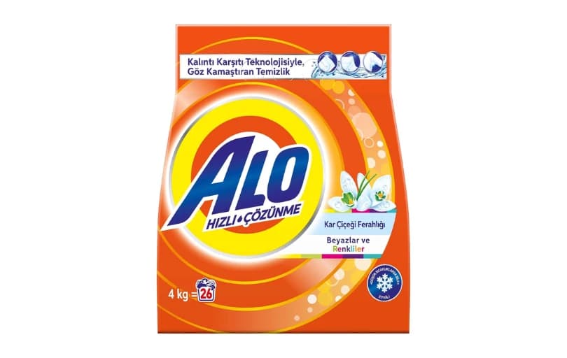 Alo 8 Kg Kar Çiçeği Ferahlğı Beyazlar Ve Renkliler Toz Deterjan 277₺ (3 Adet Alımda 261₺)