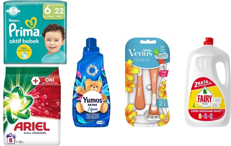 Amazon'da Süpermarket Kategorisinde 4 Al 3 Öde!(Yumoş Extra Çamaşır Yumuşatıcısı Lilyum 1440 ml 179 TL)