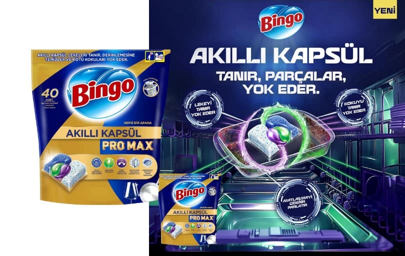 Amazon Prime Özel: Bingo Akıllı Bulaşık Makinesi Deterjanı Tableti 40'lı 164 TL