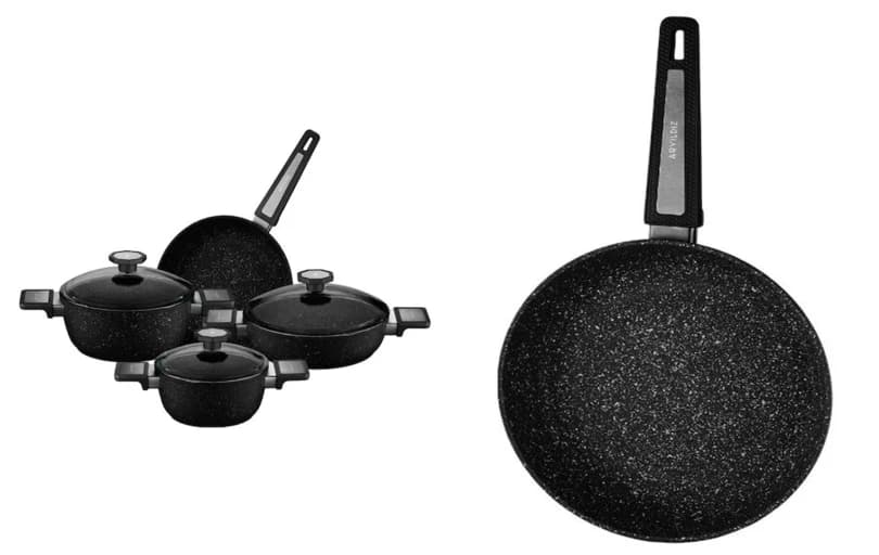 Aryıldız Vortex Galaxy 7 Parça Tencere Seti Siyah 2.099 TL