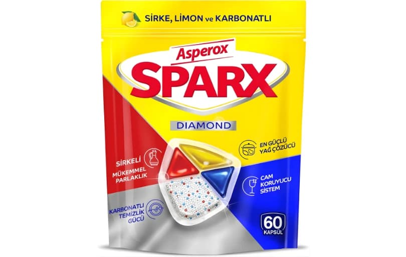 Asperox Diamond Bulaşık Makinesi Kapsülü (60 Adet) 195 TL