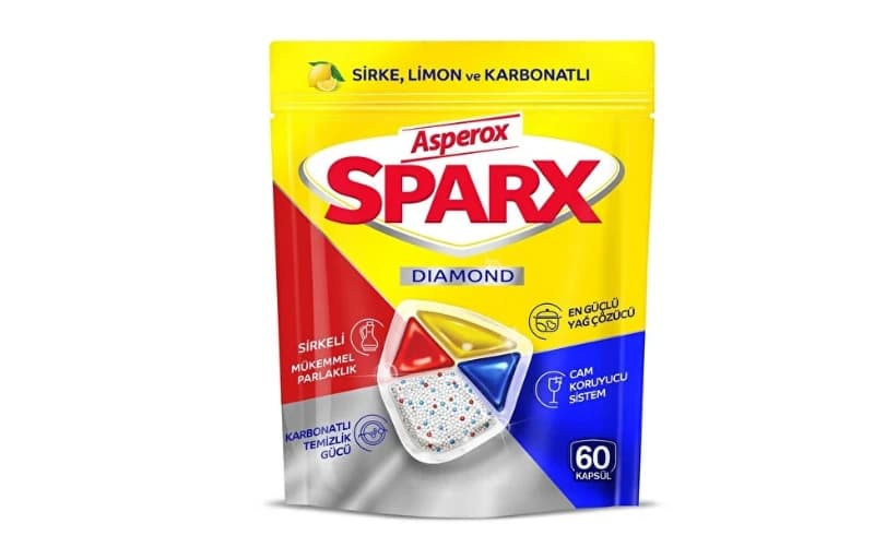Asperox Sparx Bulaşık Makinesi Tableti 60'lı 169,90 TL