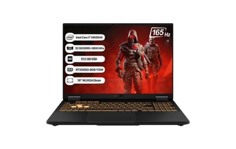 Asus Tuf Gaming F16 Intel Core I7 16" 165hz Laptop 59.999 Tl