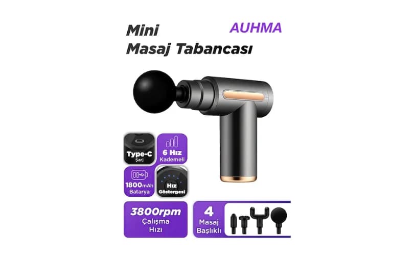 Auhma 6 kademeli masaj aleti 344TL (30 Günün En Düşüğü)