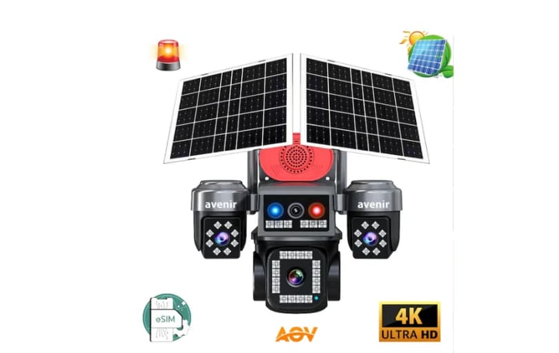 Avenir Av-s445 E-sim 4 Kameralı Aov Güneş Enerjili Kamera 3.450tl