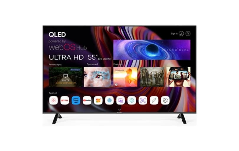 Axen 55" 139 Ekran Uhd Webos Smart Qled Tv Sepette 13.765 TL (Son 6 Ayın En Düşük Fiyatı)