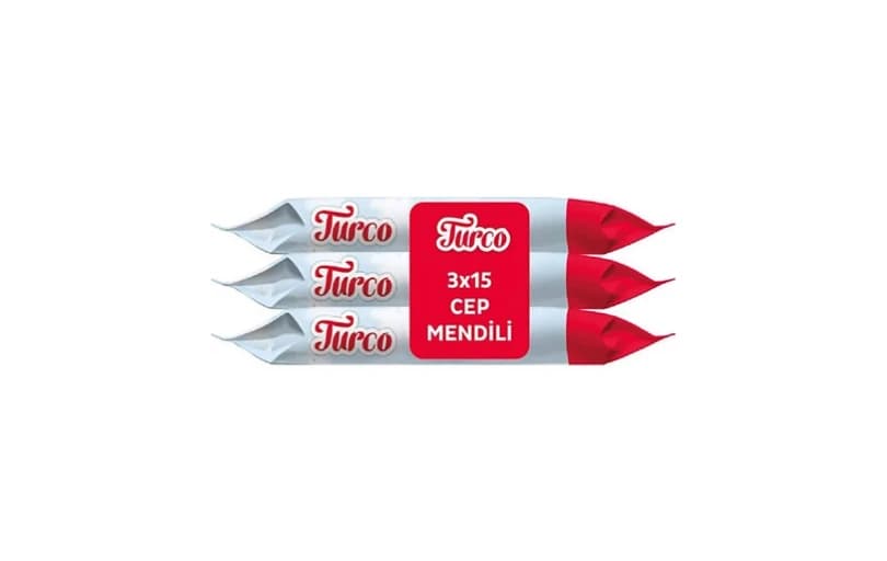 Baby Turco Cep Mendili 3x15 Adet 24tl
