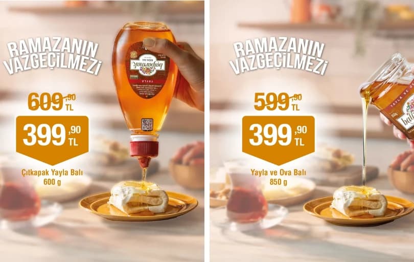 Balparmak Yayla Ve Ova Süzme Çiçek Balı 850 Gr - 399 Tl