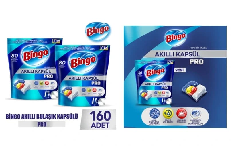 Bingo Akıllı Kapsül Pro 160 Tablet Premium Üyelere 615,84 TL