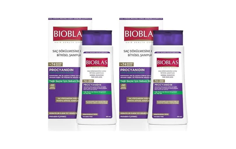 Bıoblas Saç Dökülmesine Ve Yağlanmaya Karşı Şampuan (360 Ml) 2li Paket 170tl