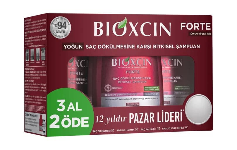 Bioxcin Forte Şampuan 900ml 3 Al 2 Öde