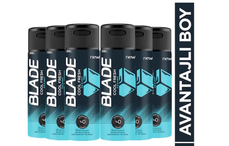 Blade Cool Fresh 6'lı Erkek Deodorant 399 TL!