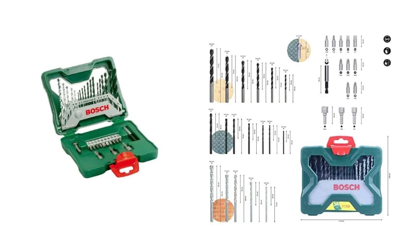 Bosch X-Line 33 Parça Delme ve Vidalama Seti - 429 TL (6 Ayın En Düşük Fiyatı)