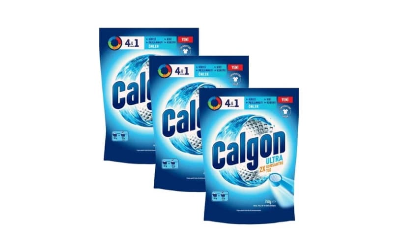 Calgon 4ü1 Arada Ultra Konsantre Toz Kireç Önleyici 750 Gr X 3 Adet 345tl