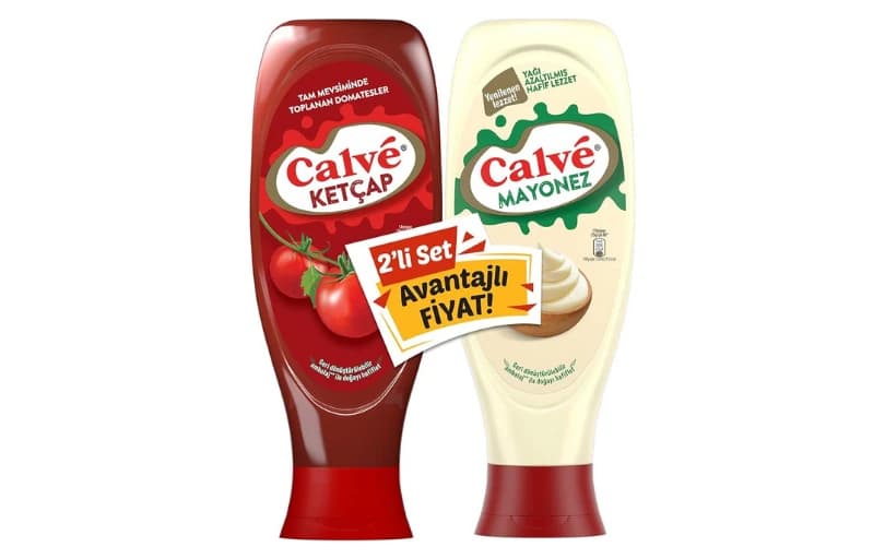 Calve Ketçap 610 G + Mayonez 540 G 2'li Set 189tl