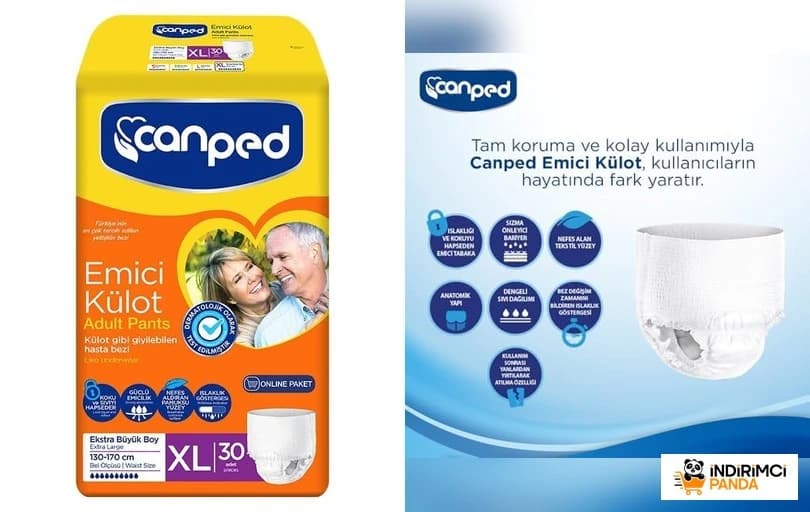 Canped Emici Külot Xl 30'lu Sepette 629,90 TL
