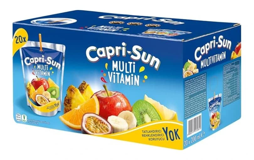 Capri-sun Multi Vitamin Meyve Suyu 200 Ml 20'li Paket 355 Tl