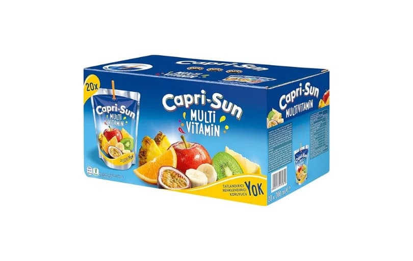 Caprisun Multi Vitamin Karışık Meyveli (200 Ml X 20 Adet) 370tl