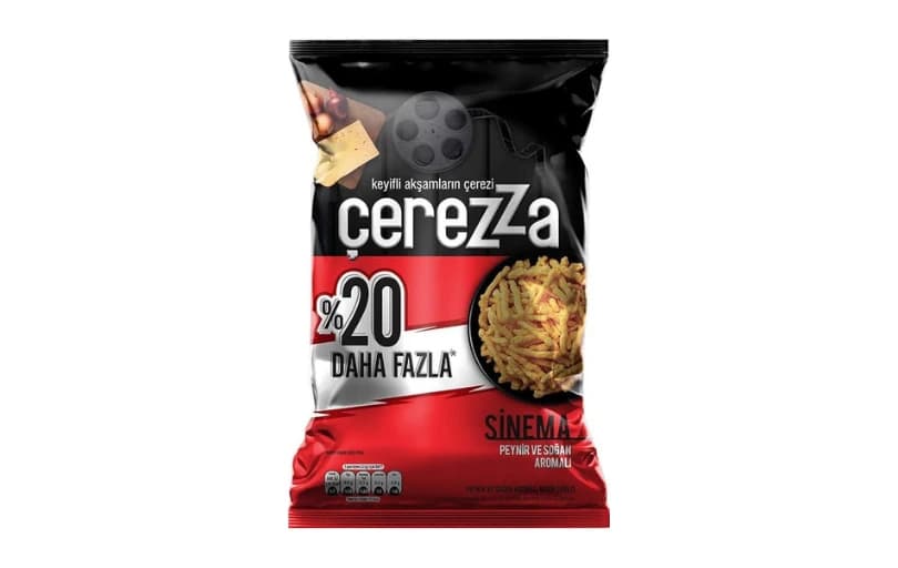 Çerezza Sinema Peynir & Soğan Mısır Çerezi Süper Boy 117 G 46tl