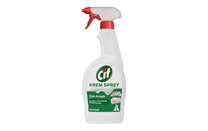 Cif Krem Sprey Çok Amaçlı Amonyak Yüzey Temizleyici Yağ Ve Kir Çıkarıcı 750 Ml 77tl