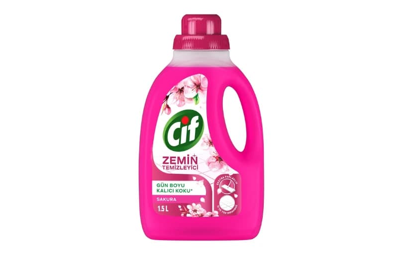 Cif Zemin Temizleyici Sakura 1500 Ml 87₺ (3 Adet Alımda 58₺)