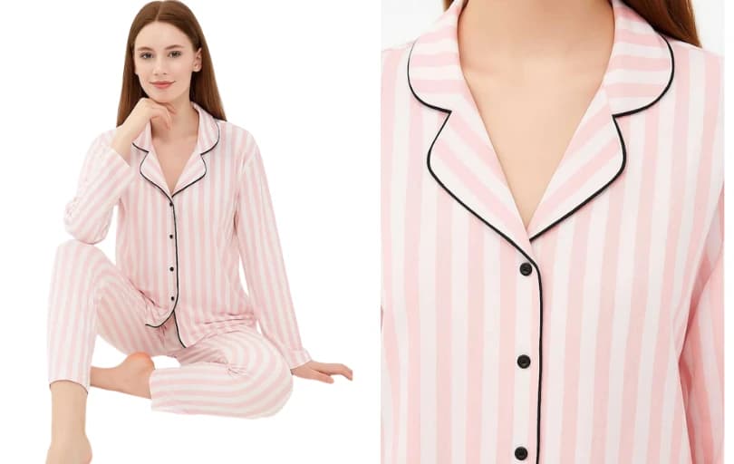 Çizgili Gömlek Uzun Kol Pijama Takımı 269₺ (kargo Bedava)