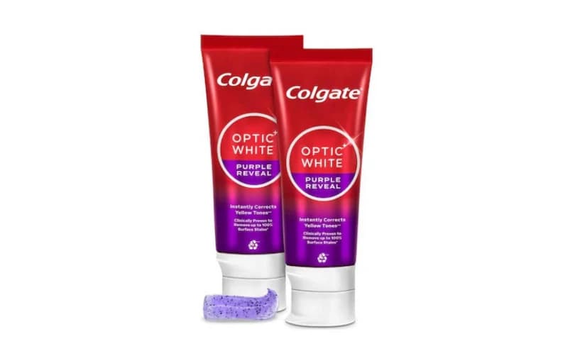 Colgate Optic White Purple Reveal Beyazlatıcı Diş Macunu 2 X 75 Ml 222tl (6 Ayın En Düşük Fiyatı)