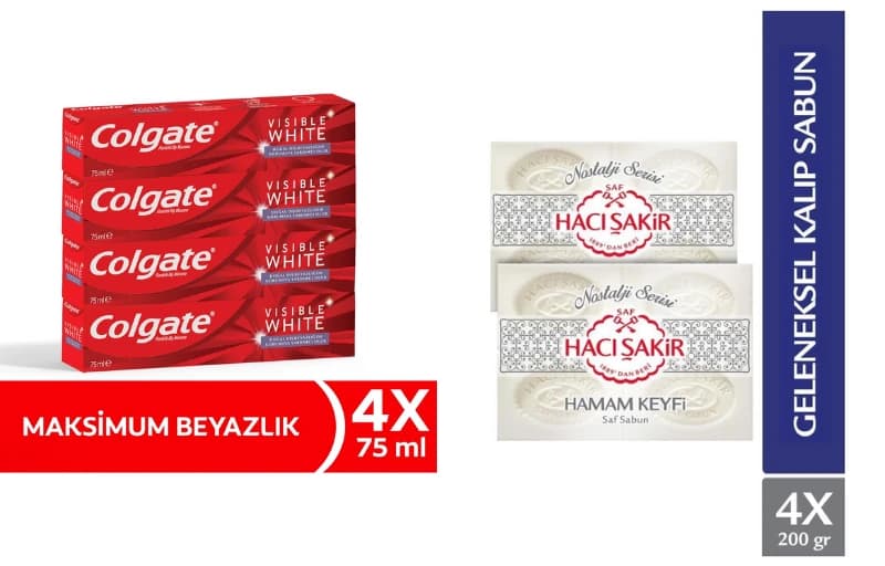 Colgate, Palmolive, Hacı Şakir Ürünlerinde 500 TL'ye 100 TL İndirim