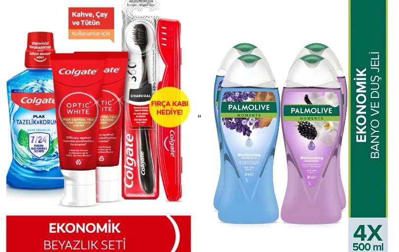 Colgate-palmolive Ürünlerinde 600/120₺ İndirim
