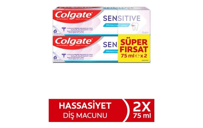 Colgate Sensitive Diş Macunu 75 Ml X 2 Adet 🏷️ 119 TL (5 Adet Alımda 73 TL)
