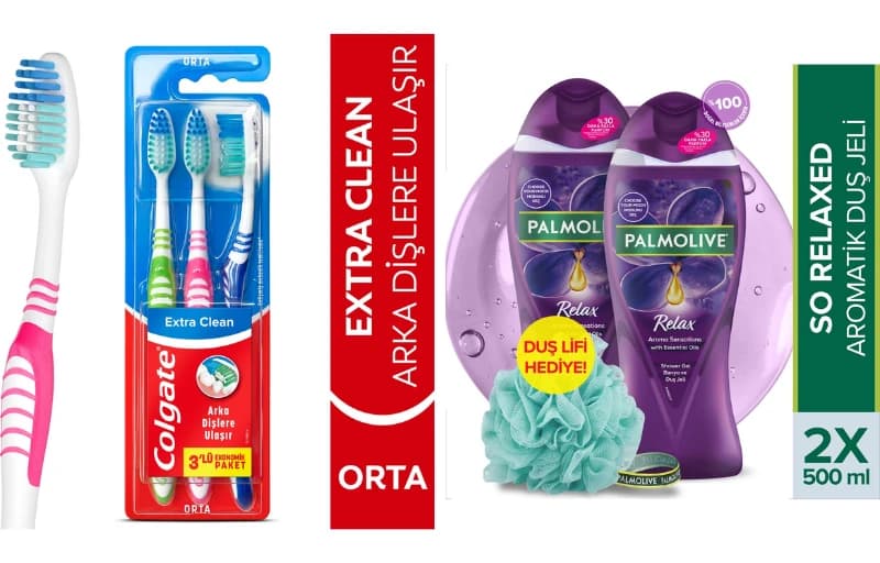 Colgate Ürünlerinde Kupon Fırsatları - 500/100 ve 350/50 ₺ Fırsat