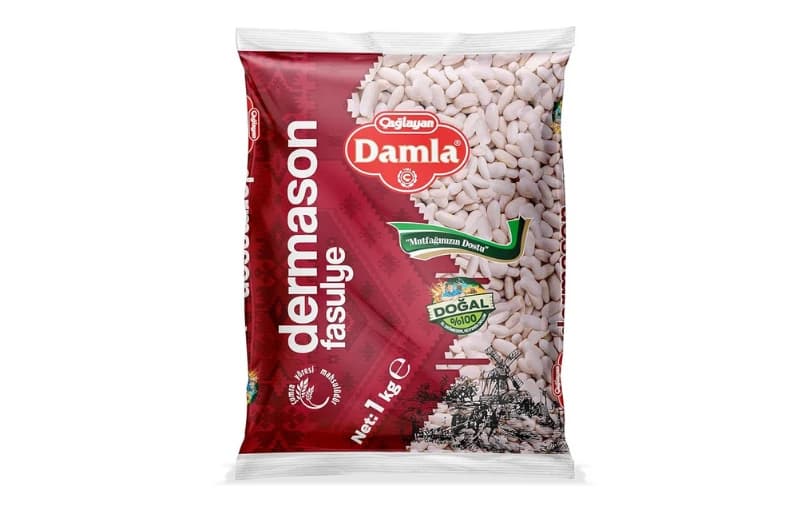 Damla Dermason Fasulye 1 Kg 63tl (6 Ayın En Düşük Fiyatı)