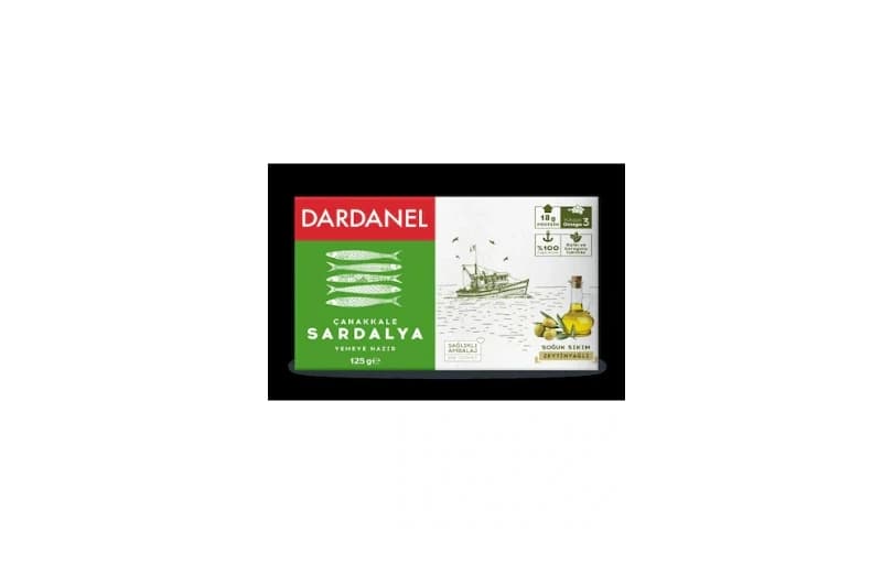 Dardanel Zeytinyağlı Çanakkale Sardalya 125 G 100,75 Tl