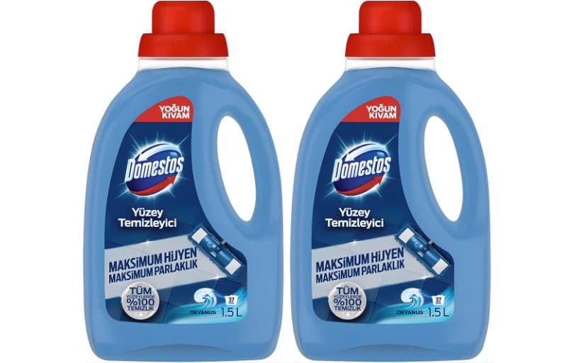 Domestos Yüzey Temizleyici Yoğun Kıvam Okyanus (1500 ml, 2'li Paket) 169TL
