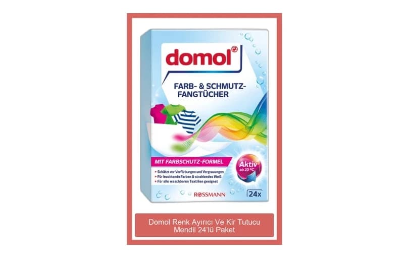 Domol 24'lü Renk Ayırıcı Bezler Hepsiburada'da 169,15 Tl