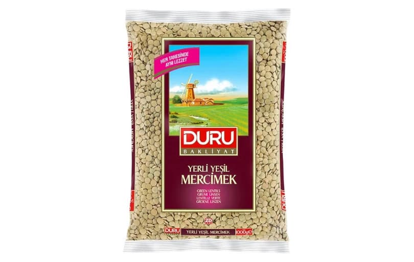 Duru Bakliyat Yeşil Mercimek,1000 Gr 97tl (6 Ayın En Düşük Fiyatı)