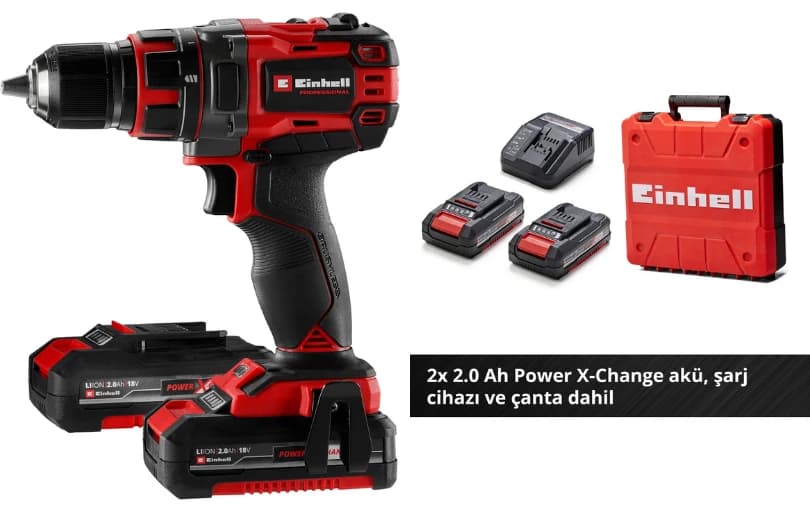 Einhell Professional Akülü Vidalama 3.227 TL (6 Ayın En Düşük Fiyatı)
