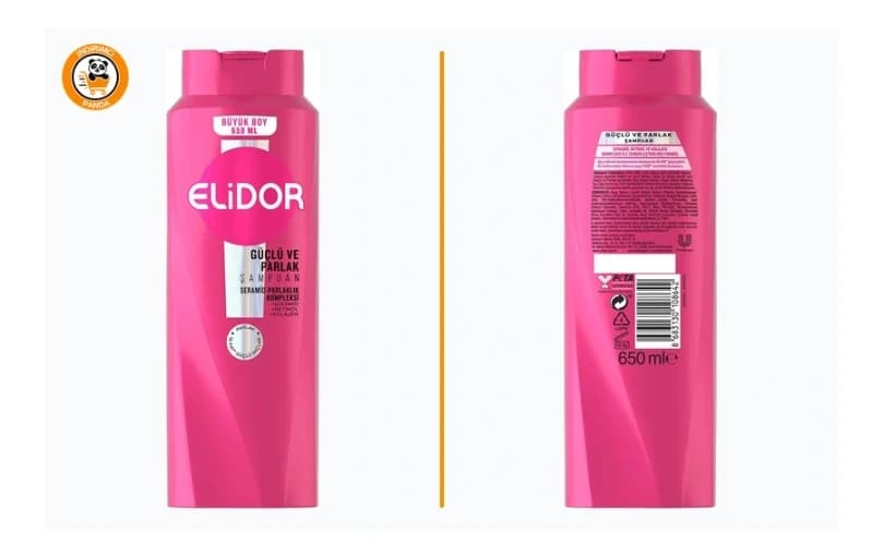 Elidor Güçlü Ve Parlak Şampuan 650 Ml 3’lü 299,72 TL