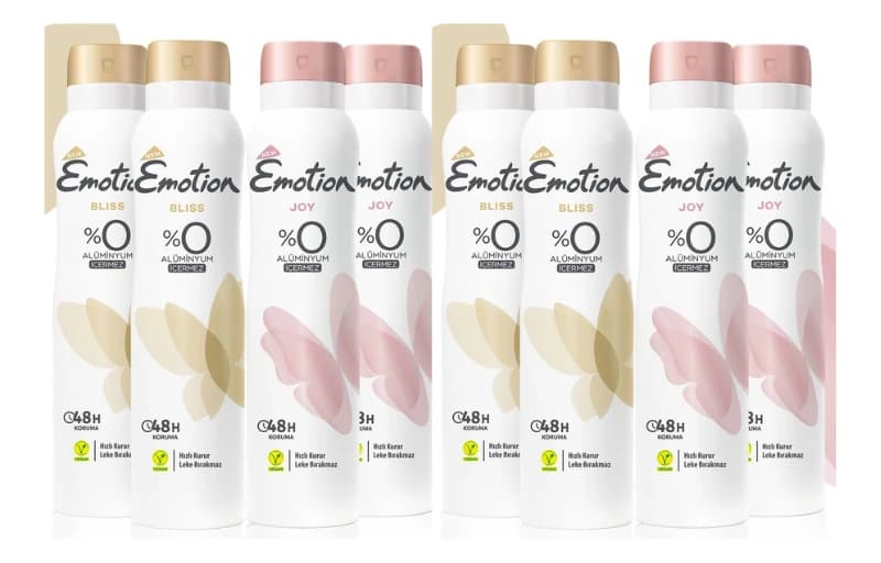 Emotion Bliss & Joy 8'li Kadın Deodorant 499 TL!