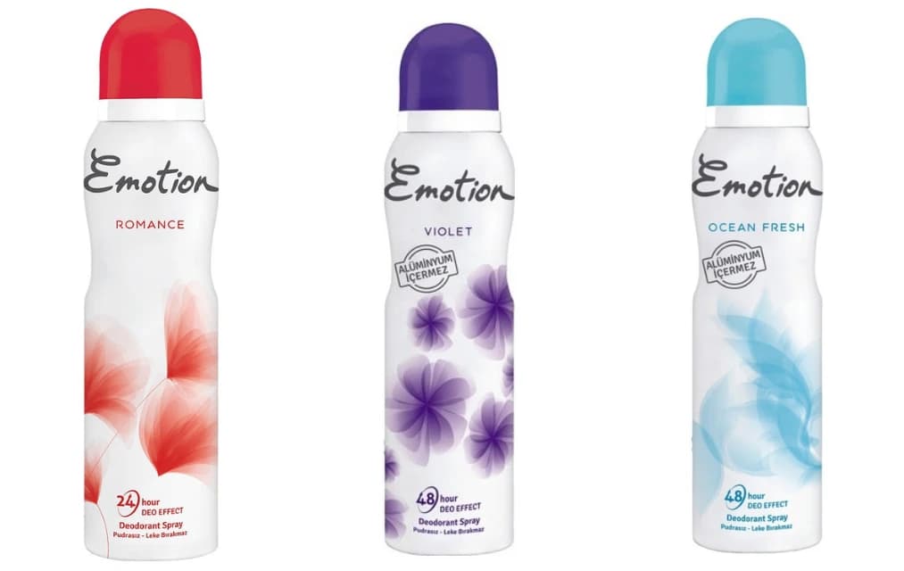 Emotion Deodorantlarda 2 Al 1 Öde ile Adedi 69 ₺