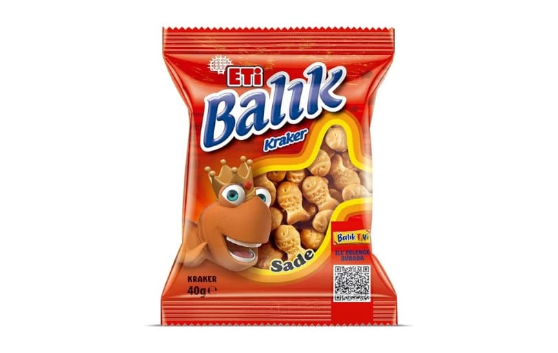 Eti Balık Kraker 40 G X 16 Adet 110tl