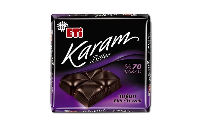 Eti Karam Bitter Çikolata 44 TL (4 Adet Alımda 22 TL)